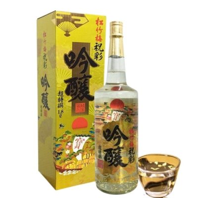 Rượu Sake vảy vàng Takara Shozu Bản Trắng Chai 1800ml