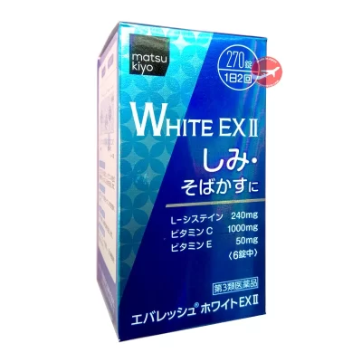 Viên uống trắng da White EX Nhật Bản 270 viên