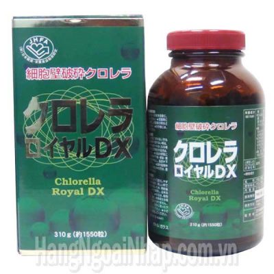 Tảo Xoắn Chlorella Royal DX Nhật Bản - Tảo Lục 1550 Viên 310g