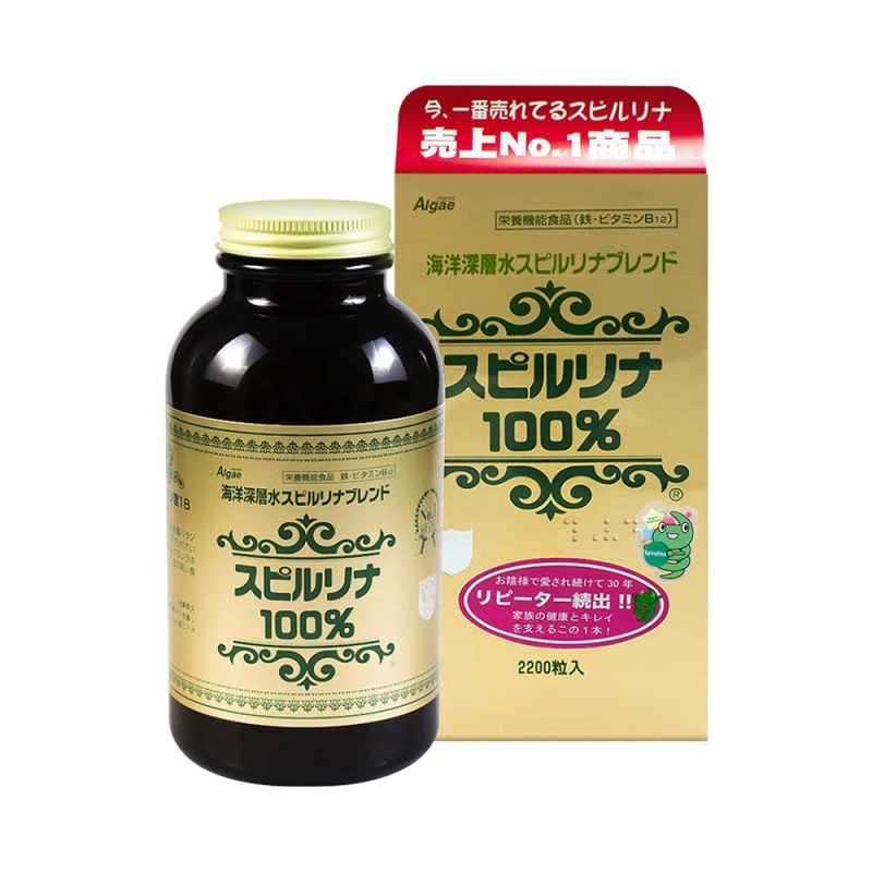 Tảo Xoắn Spirulina Nhật Bản - Tảo Biển Nhật Bản 2200 Viên